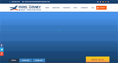 Desktop Screenshot of parisdisneybesttransfer.com