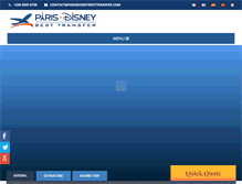 Tablet Screenshot of parisdisneybesttransfer.com